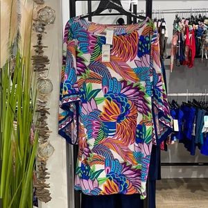 Trina Turk Paradise Plume Tunic